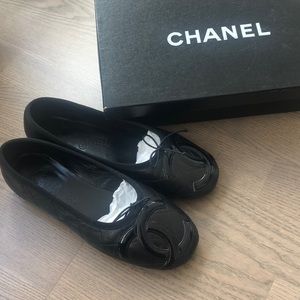 Chanel ballerina flats size 36.5